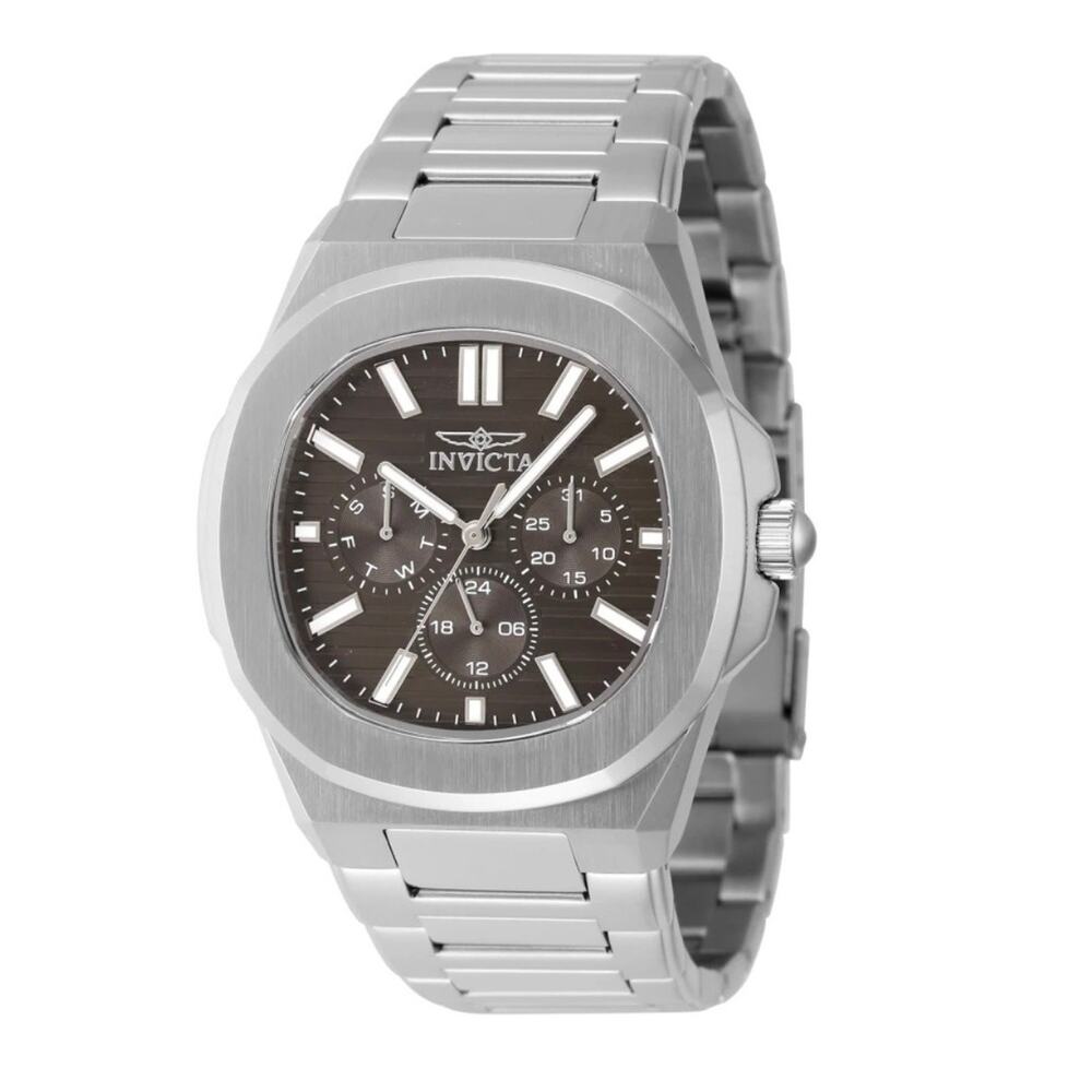 NWT Men Speedway Men 41 mm staineless steel brown Invicta watch